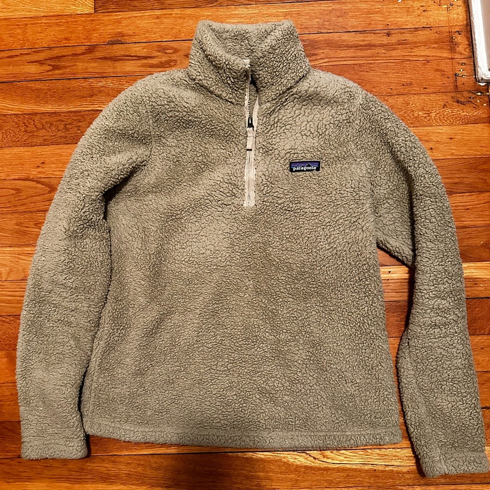 Patagonia teddy pullover quarter zip